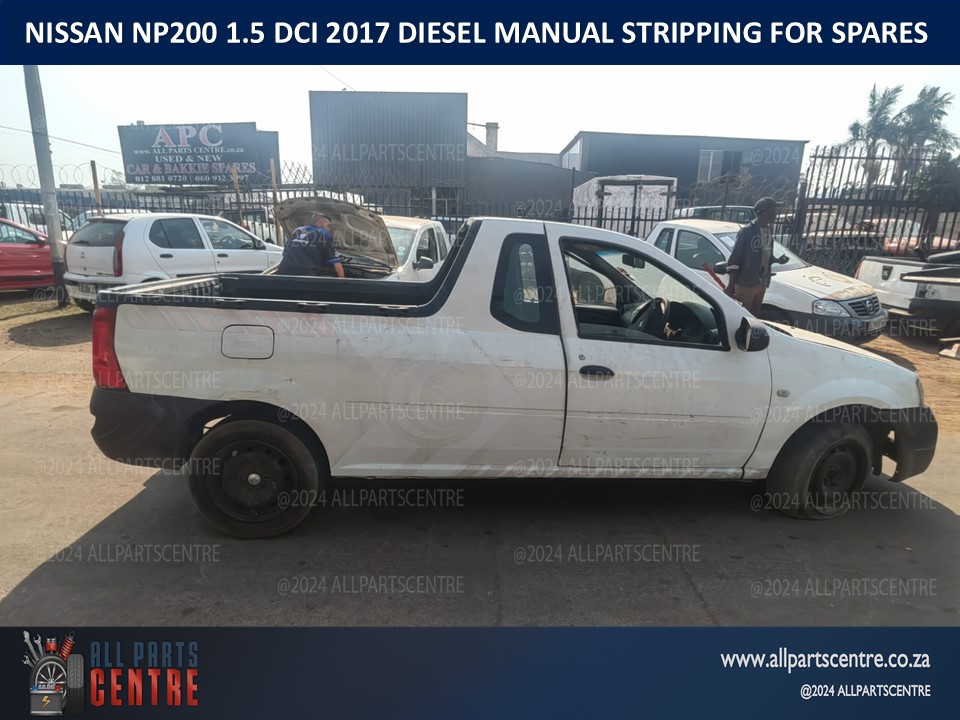 Nissan Np200 2017 1.5 DCI manual diesel stripping for spares Nissan Np200 2017 1.5 DCI manual diesel stripping for spares
