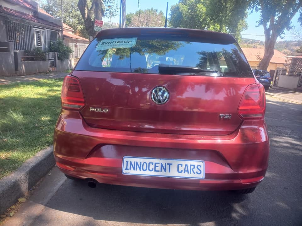 2015 VW POLO 6 TSI 1.2 PETROL, MANUAL, MAROON COLOR, MILEAGE 60000KMS
