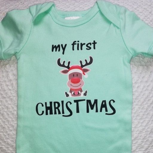 my first christmas baby grow