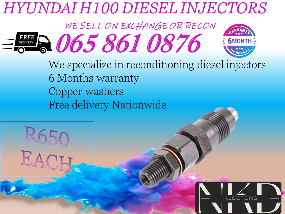HYUNDAI H100 DIESEL INJECTORS FOR SALE ON EXCHANGE 6 MONTHS WARRANTY - Private Seller HYUNDAI H100 DIESEL INJECTORS FOR SALE ON EXCHANGE 6 MONTHS WARRANTY - Private Seller