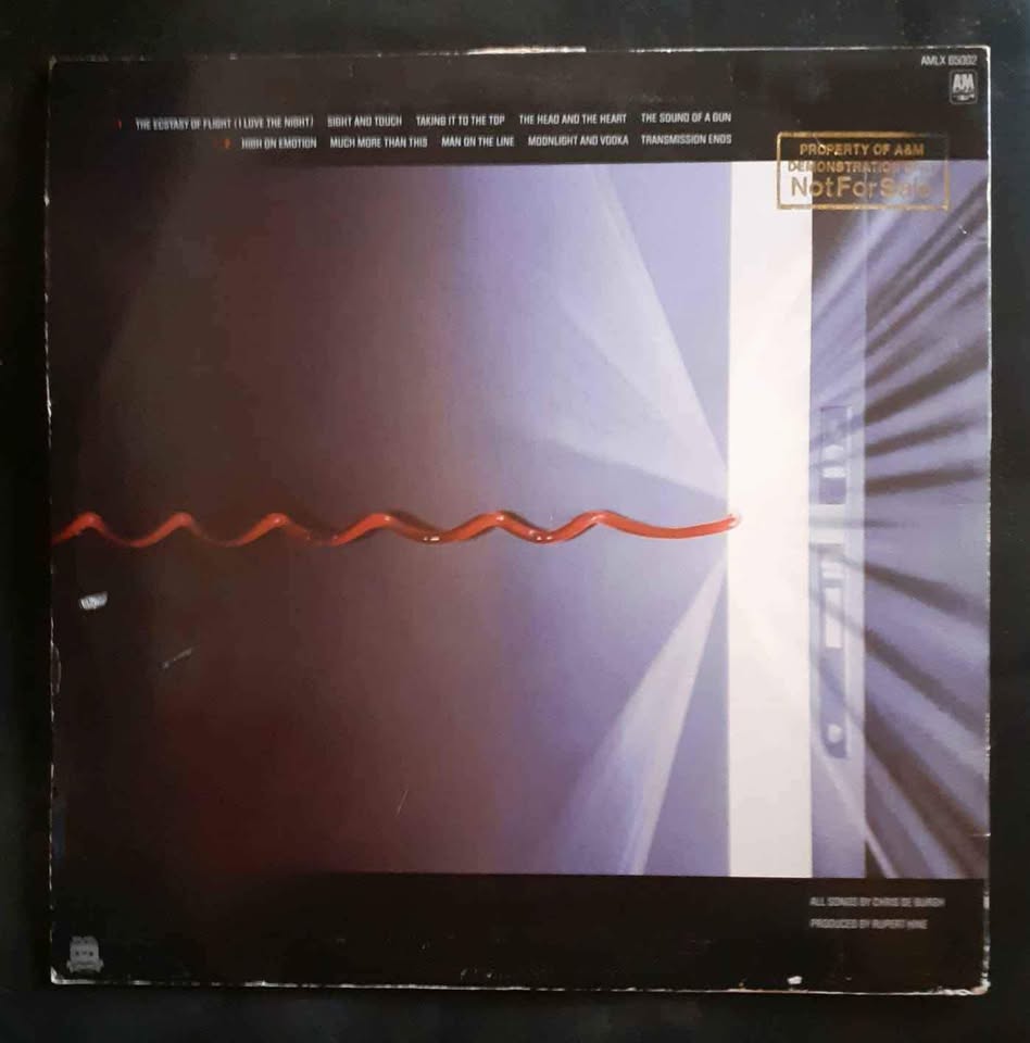 Chris de Burgh - Man On The Line LP Record