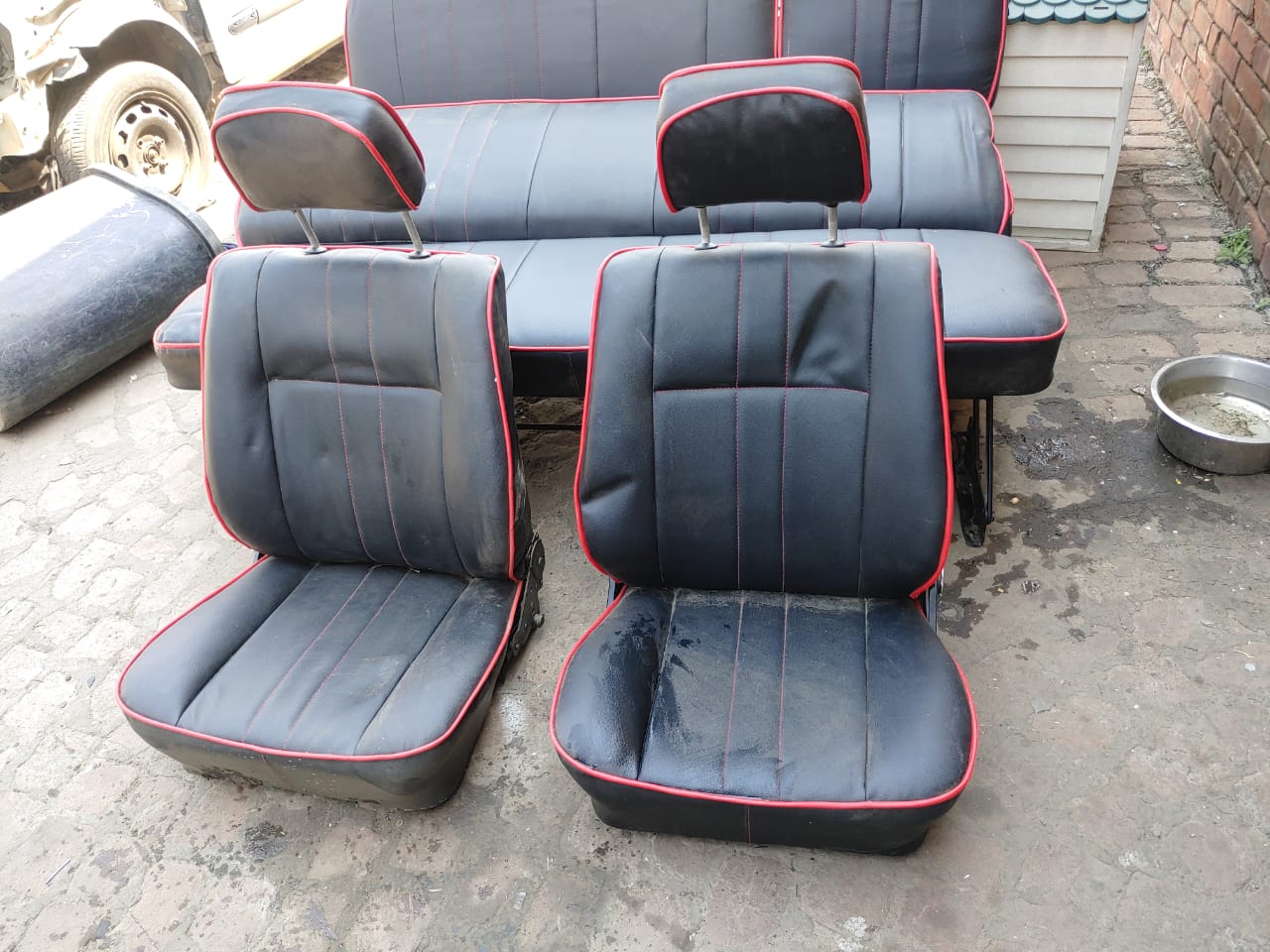 SET KOMBI RE UPHOLSTERED SEATS FRONT MIDDEL & BACK FOR SALE