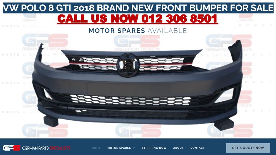 VW POLO 8 GTI 2018 BRAND NEW FRONT BUMPER FOR SALE - Private Seller VW POLO 8 GTI 2018 BRAND NEW FRONT BUMPER FOR SALE - Private Seller
