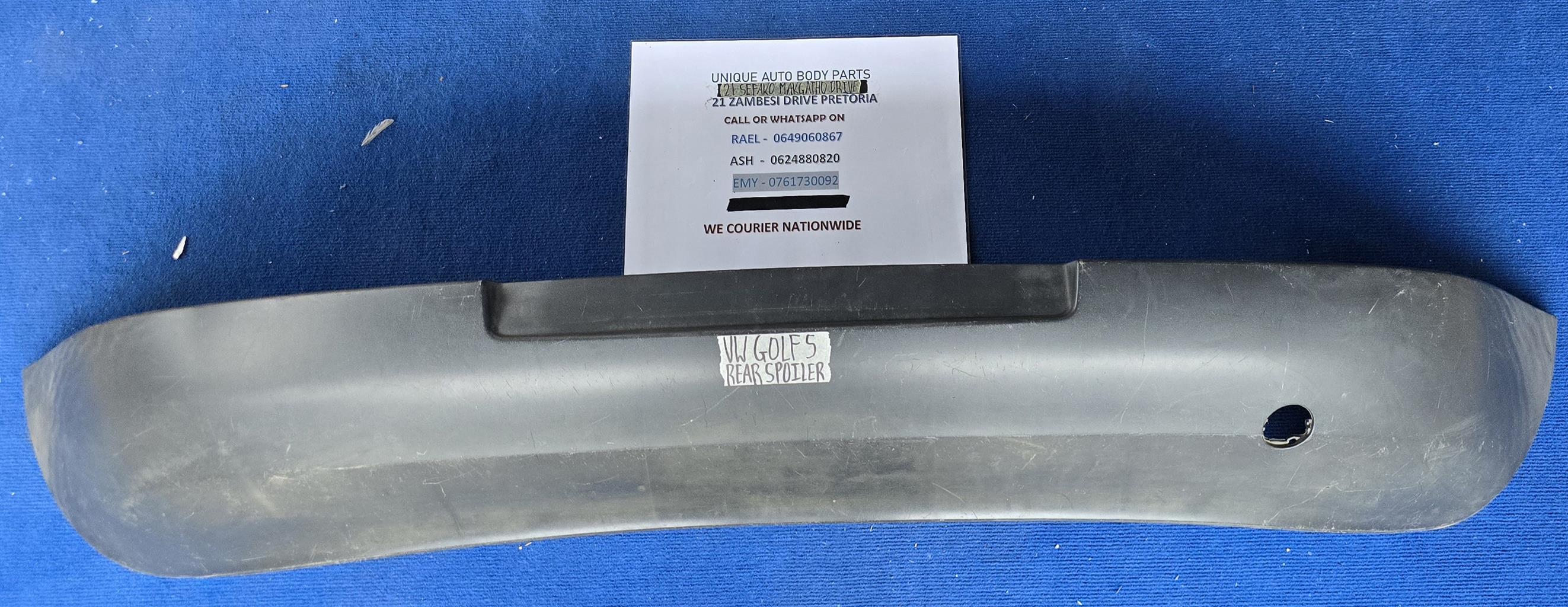 Volkswagen Golf 5 Rear Spoiler Volkswagen Golf 5 Rear Spoiler