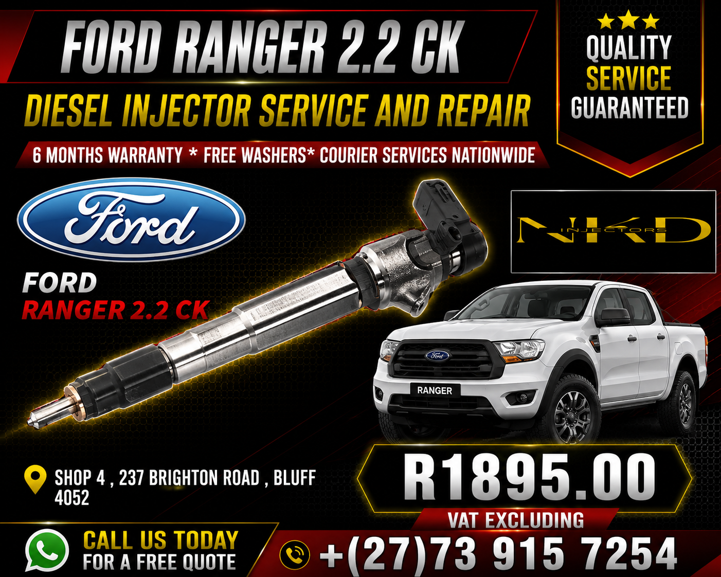 Recon_Injectors_For_Ford_Ranger_2.2L - Private Seller Recon_Injectors_For_Ford_Ranger_2.2L - Private Seller