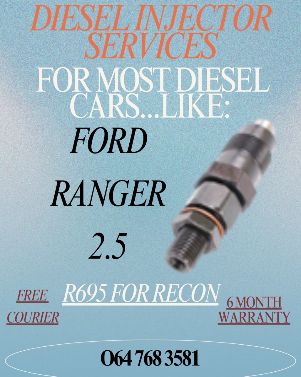 Diesel injector services