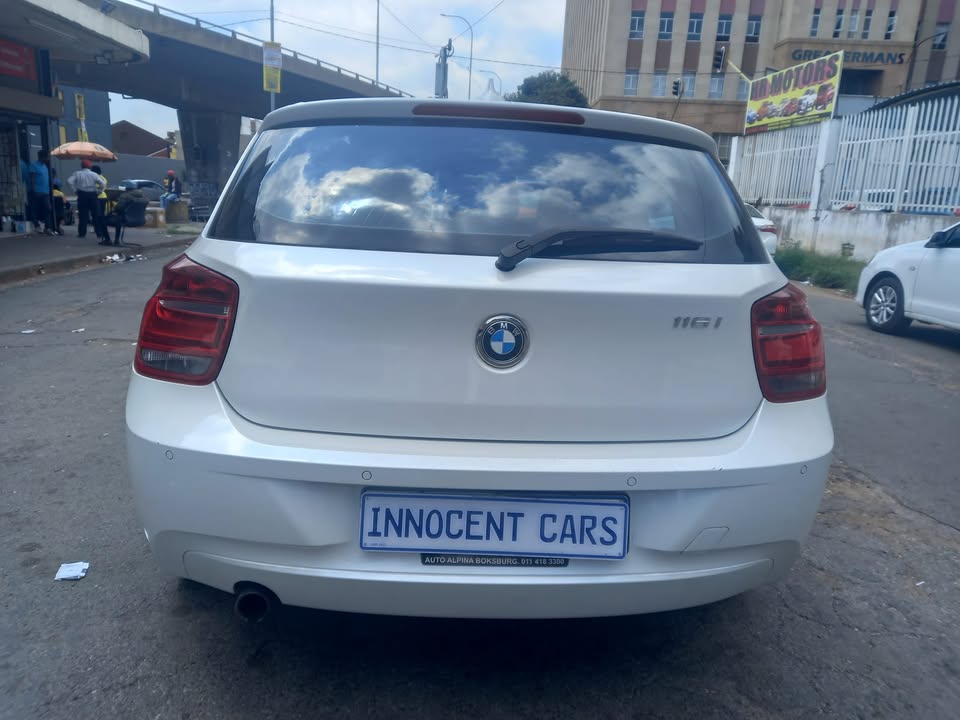2014 BMW 116i PETROL, AUTOMATIC TRANSMISSION, WHITE COLOUR, MILEAGE 91000KM