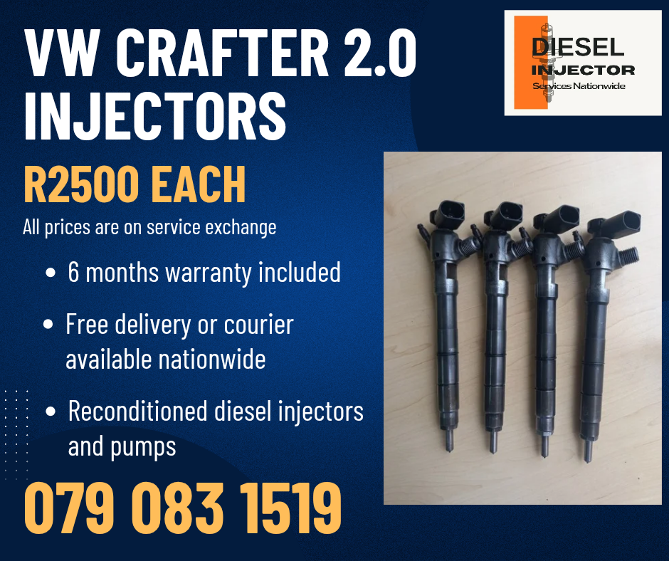 VW CRAFTER 2.0 INJECTORS FOR SALE WITH WARRANTY - Private Seller VW CRAFTER 2.0 INJECTORS FOR SALE WITH WARRANTY - Private Seller