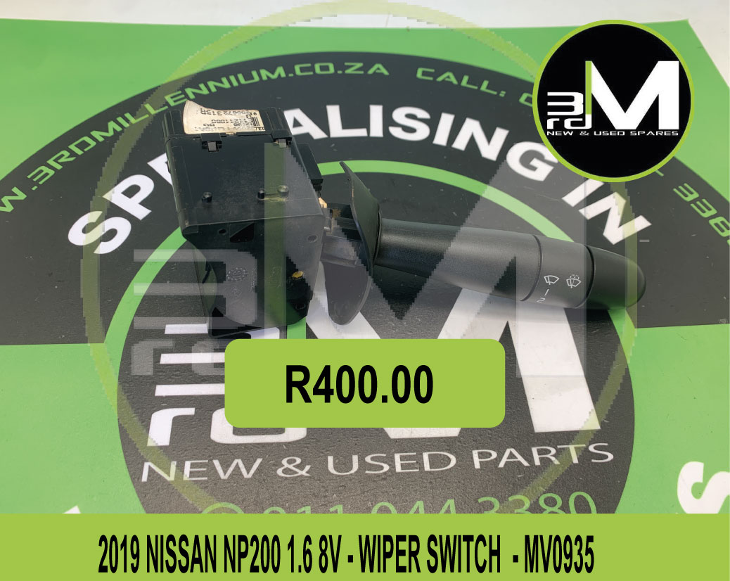 WIPER SWITCH - NISSAN NP200 - Private Seller WIPER SWITCH - NISSAN NP200 - Private Seller