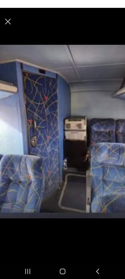 2002 Marcopolo 42 seater bus with recliner seats running daily