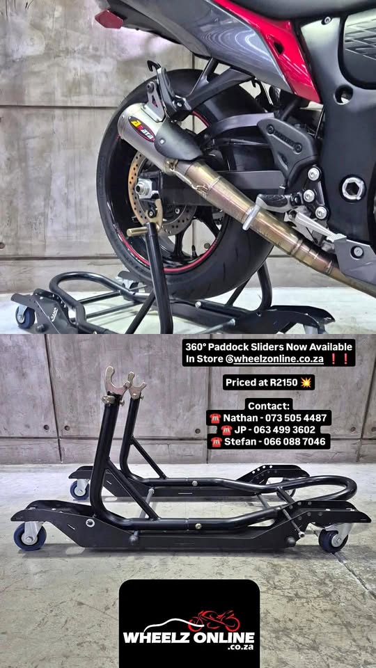 360° Paddock Sliders (Stand) Available @WheelzOnline