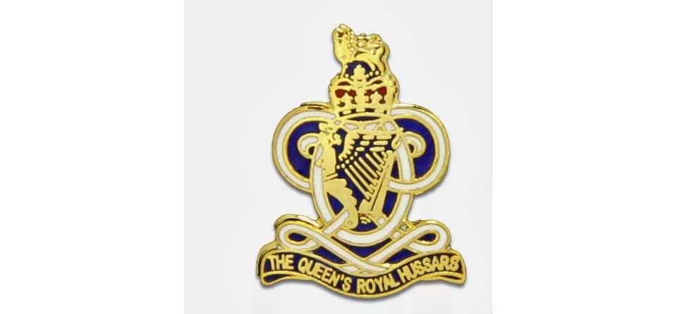 Queen's Royal Hussars Lapel Badge Queen's Royal Hussars Lapel Badge