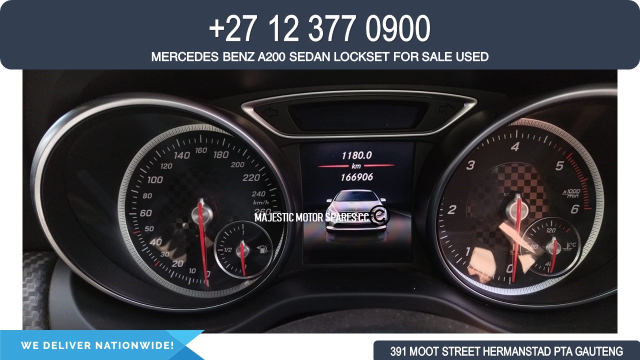 Mercedes Benz A200 sedan lockset for sale used