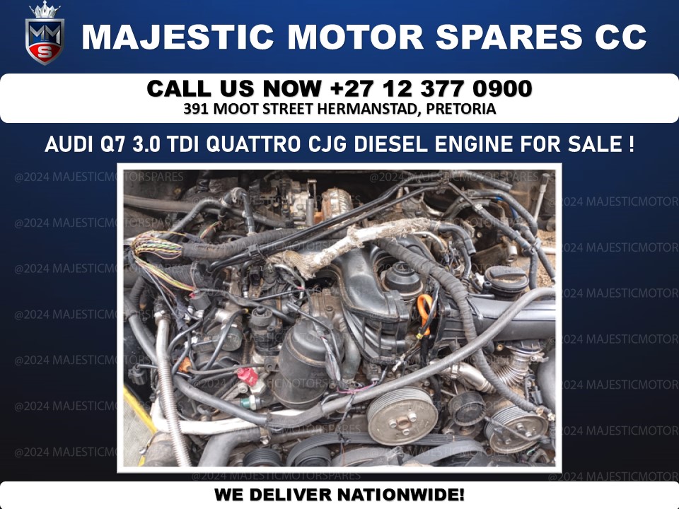 Audi Q7 3.0 TDI Quattro CJG diesel engine for Sale – Used - Private Seller Audi Q7 3.0 TDI Quattro CJG diesel engine for Sale – Used - Private Seller