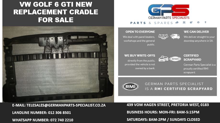 VW GOLF 6 GTI NEW REPLACEMENT CRADLE FOR SALE - Private Seller VW GOLF 6 GTI NEW REPLACEMENT CRADLE FOR SALE - Private Seller
