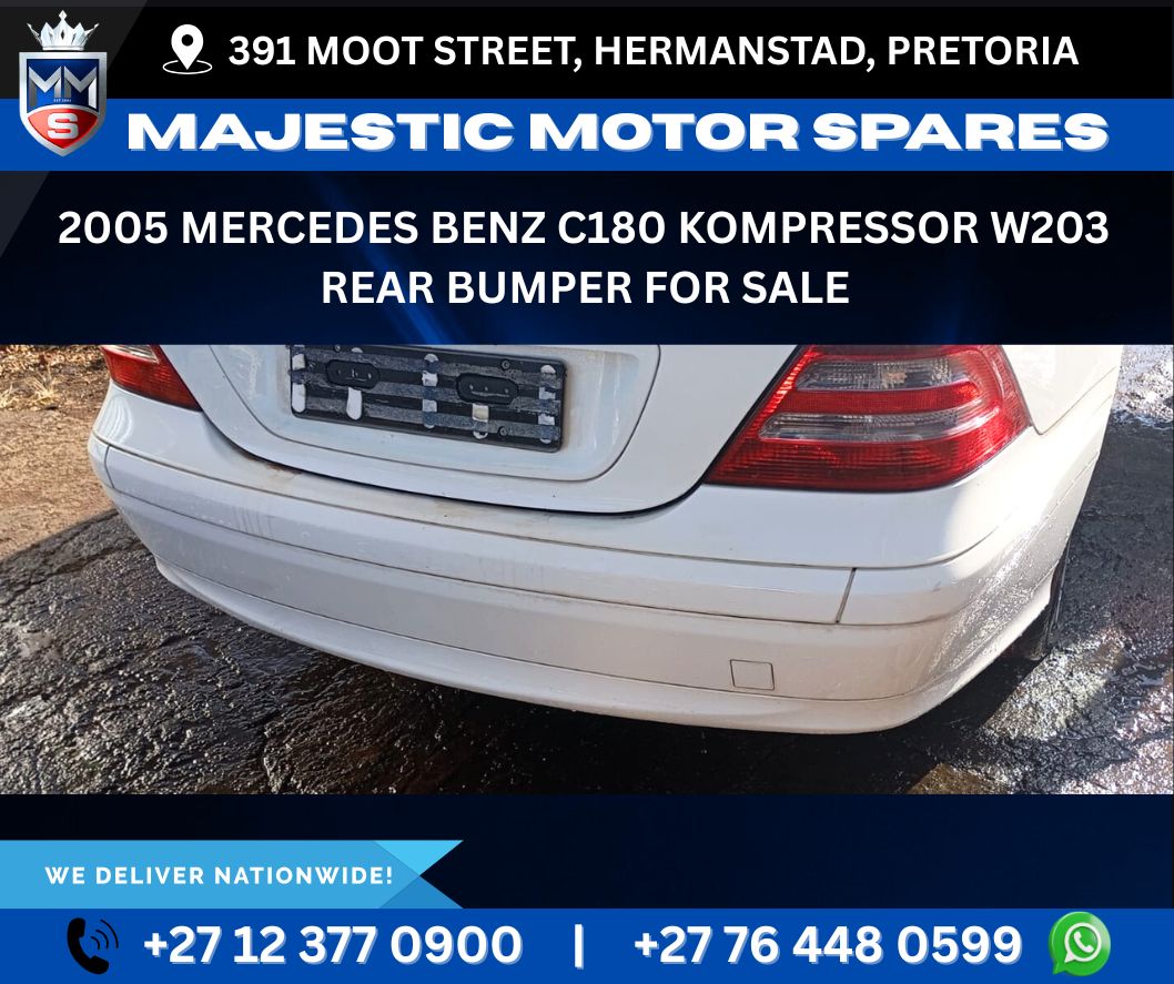 For Sale: 2005 Mercedes-Benz C180 Kompressor W203 Rear Bumper (Used) - Private Seller For Sale: 2005 Mercedes-Benz C180 Kompressor W203 Rear Bumper (Used) - Private Seller