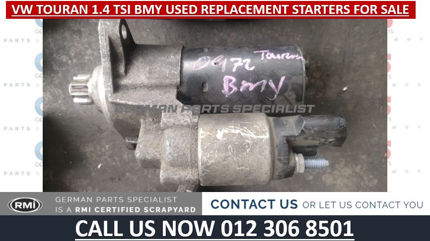 VW TOURAN 1.4 TSI BMY USED REPLACEMENT STARTERS FOR SALE - Private Seller VW TOURAN 1.4 TSI BMY USED REPLACEMENT STARTERS FOR SALE - Private Seller