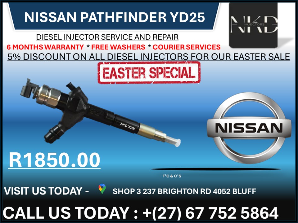 Nissan Pathfinder yd25 Diesel Injectors on recondition - Private Seller Nissan Pathfinder yd25 Diesel Injectors on recondition - Private Seller