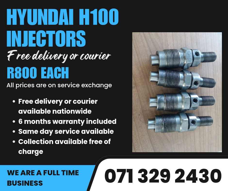 HYUNDAI H100 INJECTORS FOR SALE WITH WARRANTY - Private Seller HYUNDAI H100 INJECTORS FOR SALE WITH WARRANTY - Private Seller