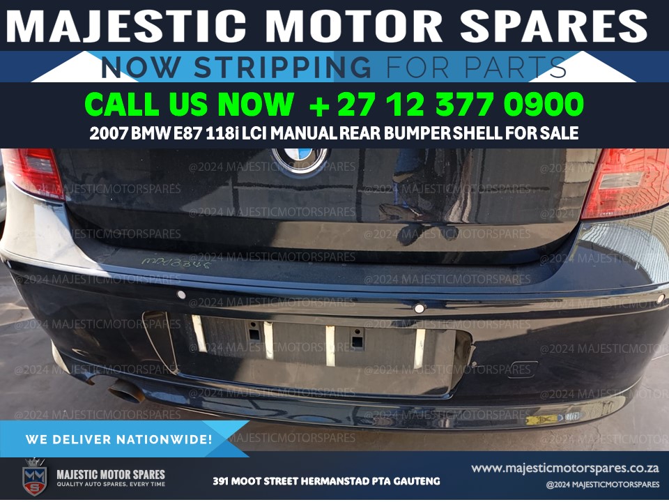 BMW 118i E87 LCI Manual Vehicle Rear Bumper for Sale - Private Seller BMW 118i E87 LCI Manual Vehicle Rear Bumper for Sale - Private Seller