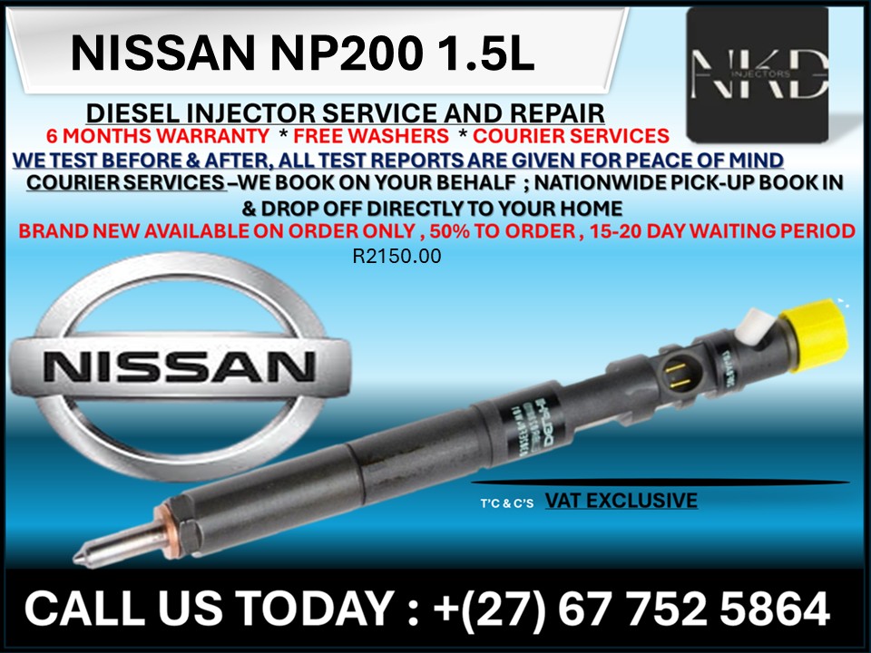 Nissan Np200 1.5L Diesel Injectors - Private Seller