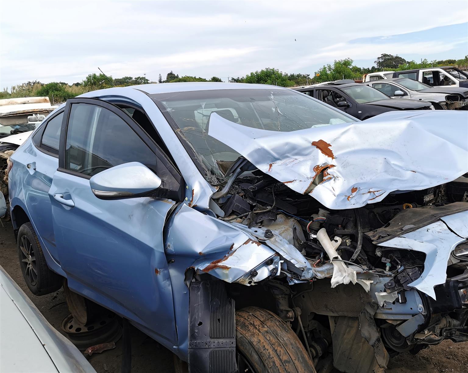 Hyundai Accent 2012 model available for spare parts