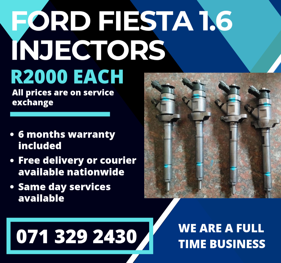 FORD FIESTA 1.6 INJECTORS FOR SALE WITH WARRANTY INCLUDED - Private Seller FORD FIESTA 1.6 INJECTORS FOR SALE WITH WARRANTY INCLUDED - Private Seller