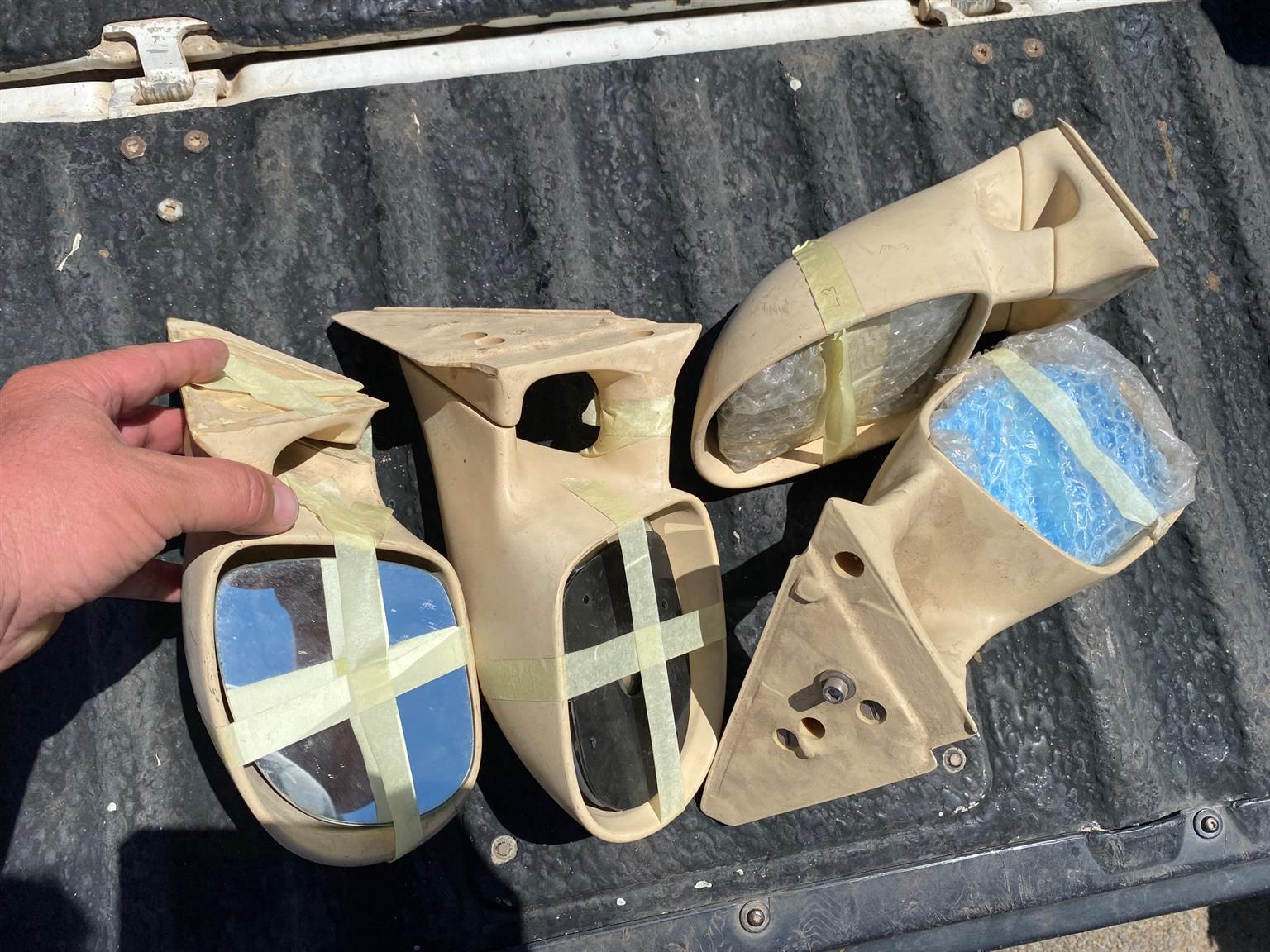 Door Mirrors Fiber Glass 2 set 2 - Private Seller Door Mirrors Fiber Glass 2 set 2 - Private Seller
