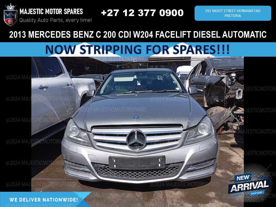 Stripping for Spares – 2013 Mercedes-Benz C200 CDI W204 Facelift (Auto Diesel) - Private Seller Stripping for Spares – 2013 Mercedes-Benz C200 CDI W204 Facelift (Auto Diesel) - Private Seller