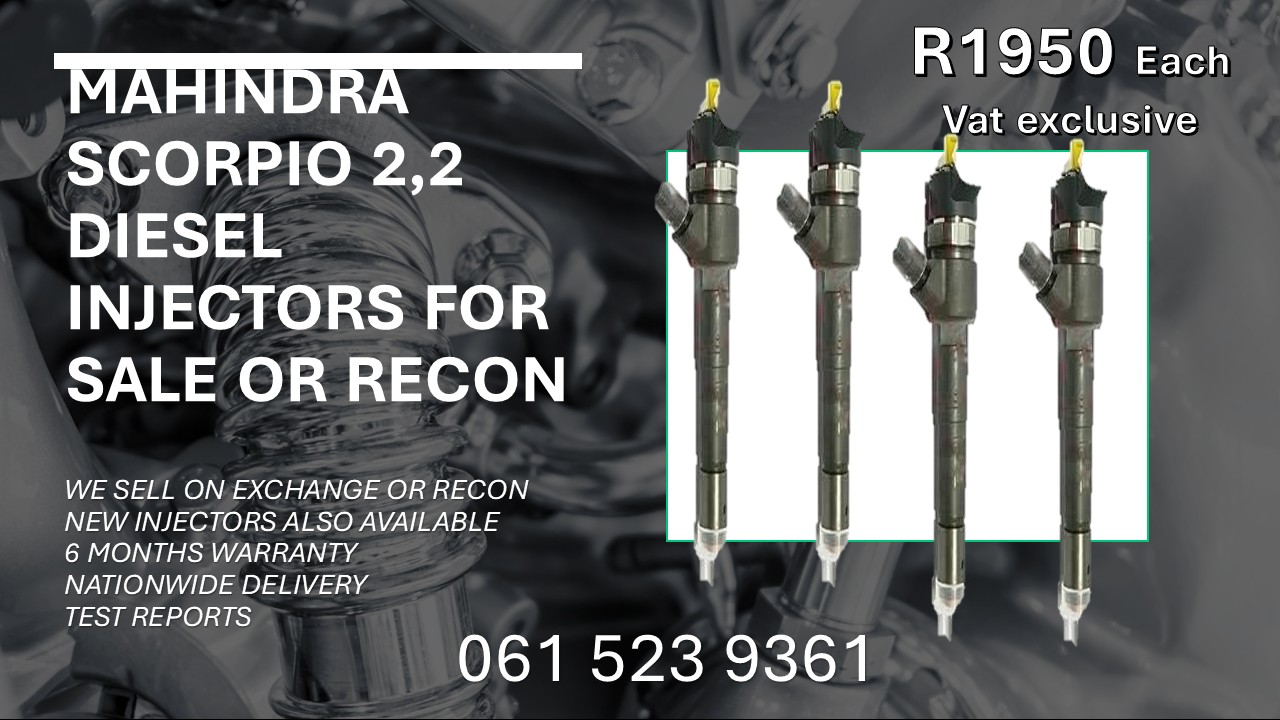 MAHINDRA SCORPIO DIESEL INJECTORS FOR SALE WITH TEST REPORTS - Private Seller MAHINDRA SCORPIO DIESEL INJECTORS FOR SALE WITH TEST REPORTS - Private Seller