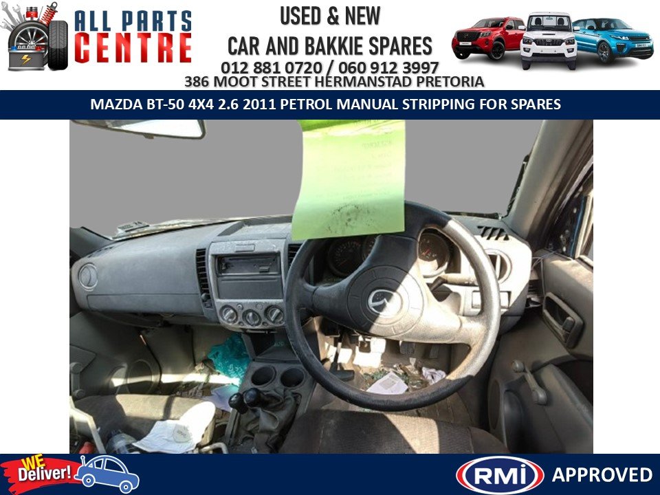 Mazda Bt-50 4x4 2011 2.6 petrol manual Stripping for spares - Private Seller