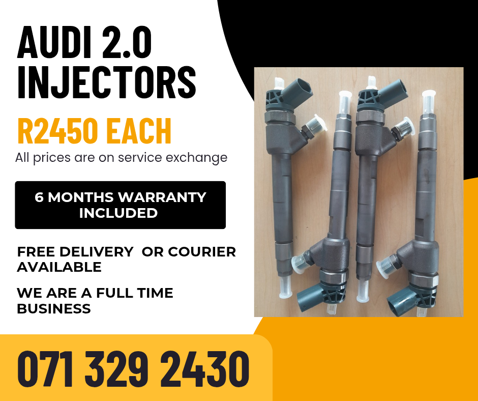AUDI 2.0 INJECTORS FOR SALE WITH WARRANTY INCLUDED - Private Seller AUDI 2.0 INJECTORS FOR SALE WITH WARRANTY INCLUDED - Private Seller