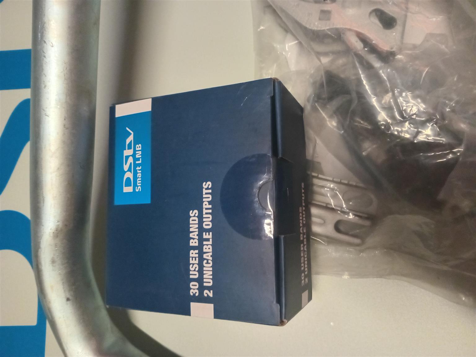 DSTV 80cm dish, all brackets and smart LNB