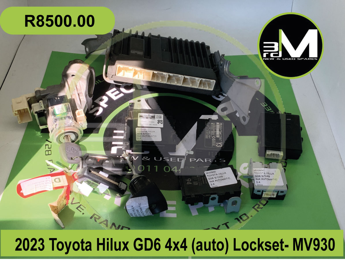Used Lockset - Toyota Hilux GD6 for sale in Gauteng | Auto Mart