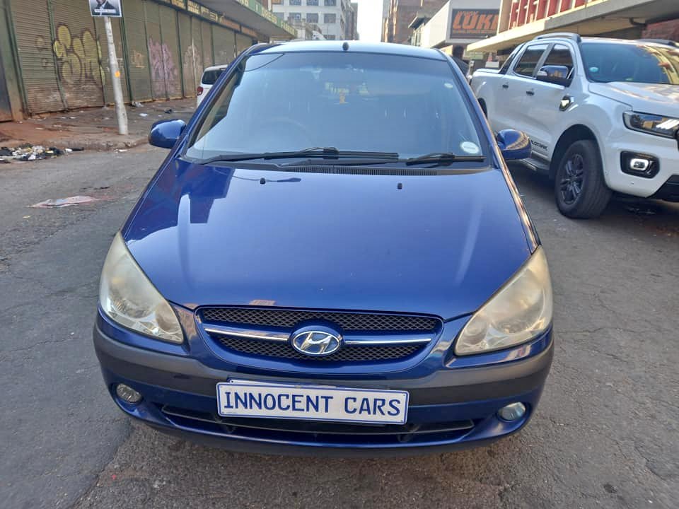 2007 HYUNDAI GETZ HATCHBACK 1.4 PETROL, MANUAL, BLUE COLOR