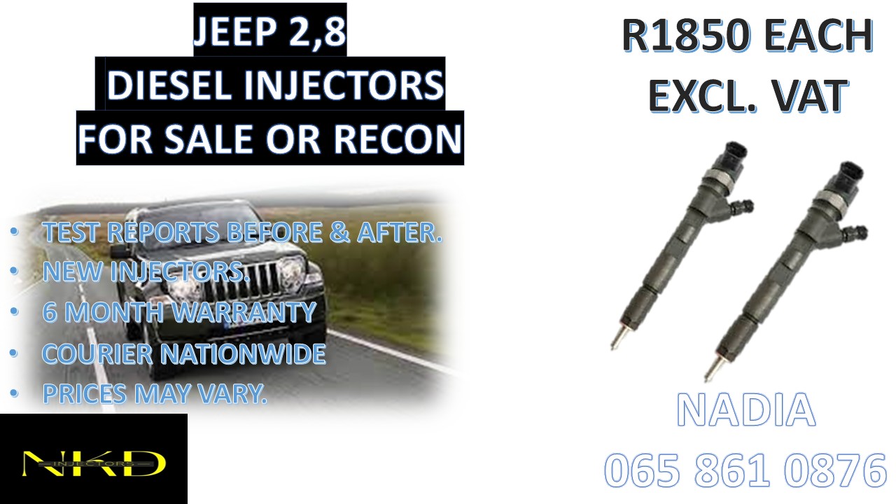 DIESEL INJECTORS FOR SALE FOR JEEP 2.8 - REBUILD AND TESTED - Private Seller DIESEL INJECTORS FOR SALE FOR JEEP 2.8 - REBUILD AND TESTED - Private Seller