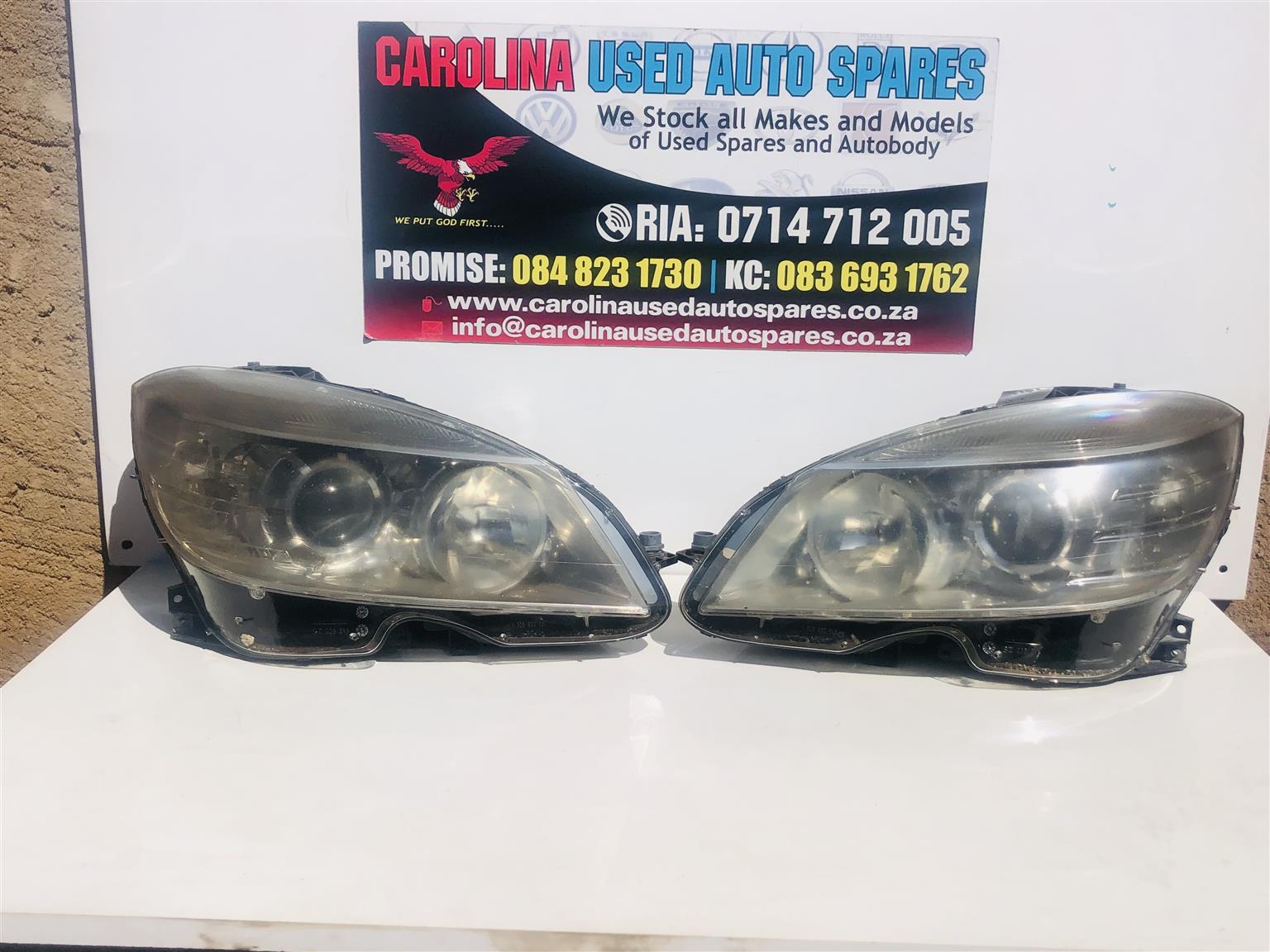 Mercedes Benz W204 preface standard headlights - Private Seller Mercedes Benz W204 preface standard headlights - Private Seller