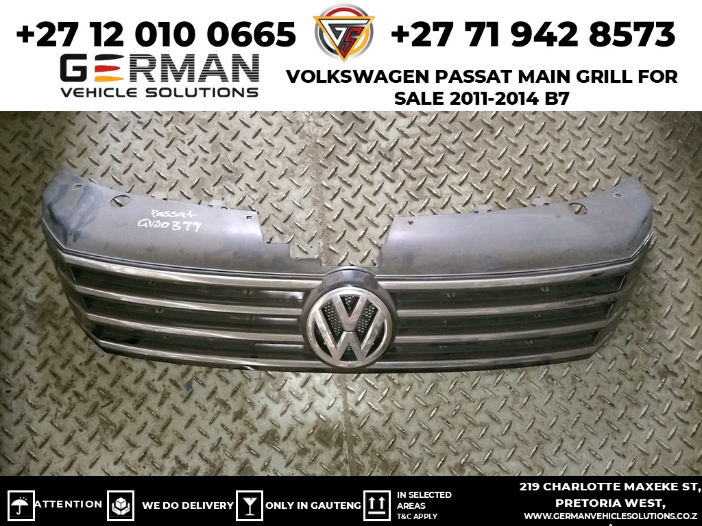 Volkswagen Passat b7 main grill 2011–2014 second hand in good condition - Private Seller Volkswagen Passat b7 main grill 2011–2014 second hand in good condition - Private Seller