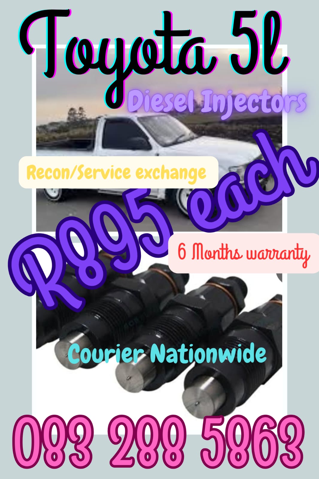 Toyota 5l Diesel Injectors - Private Seller Toyota 5l Diesel Injectors - Private Seller