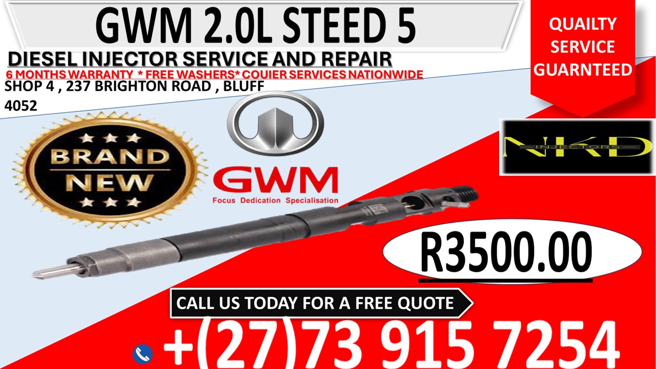 GWM 2.0L STEED 5 NEW INJECTORS TO SELL AS SOON AS POSSIBLE - Private Seller GWM 2.0L STEED 5 NEW INJECTORS TO SELL AS SOON AS POSSIBLE - Private Seller