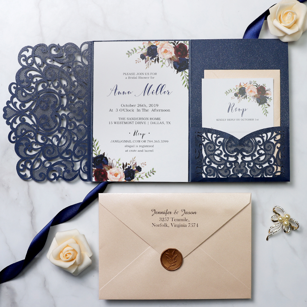 Cheap Wedding Invitations With Pictures : Affordable Wedding Invitations With Response Cards At 
