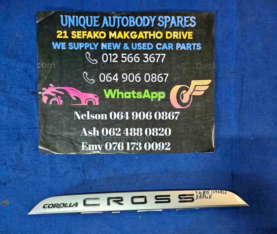 Toyota Corolla Cross Tailgate Handle Cover