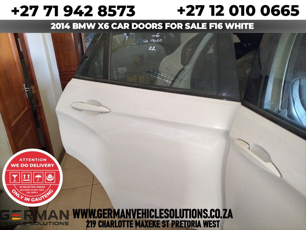 2014 BMW x6 car doors for sale f16 white - Private Seller 2014 BMW x6 car doors for sale f16 white - Private Seller