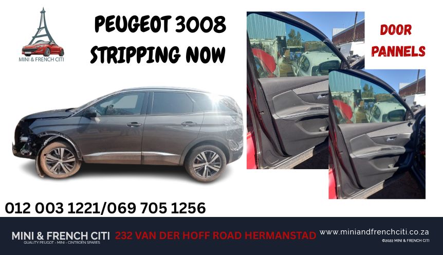 #174 – PEUGEOT 3008 2023 INNER DOOR PANELS FOR SALE – MODERN INTERIOR STYLE - Private Seller #174 – PEUGEOT 3008 2023 INNER DOOR PANELS FOR SALE – MODERN INTERIOR STYLE - Private Seller