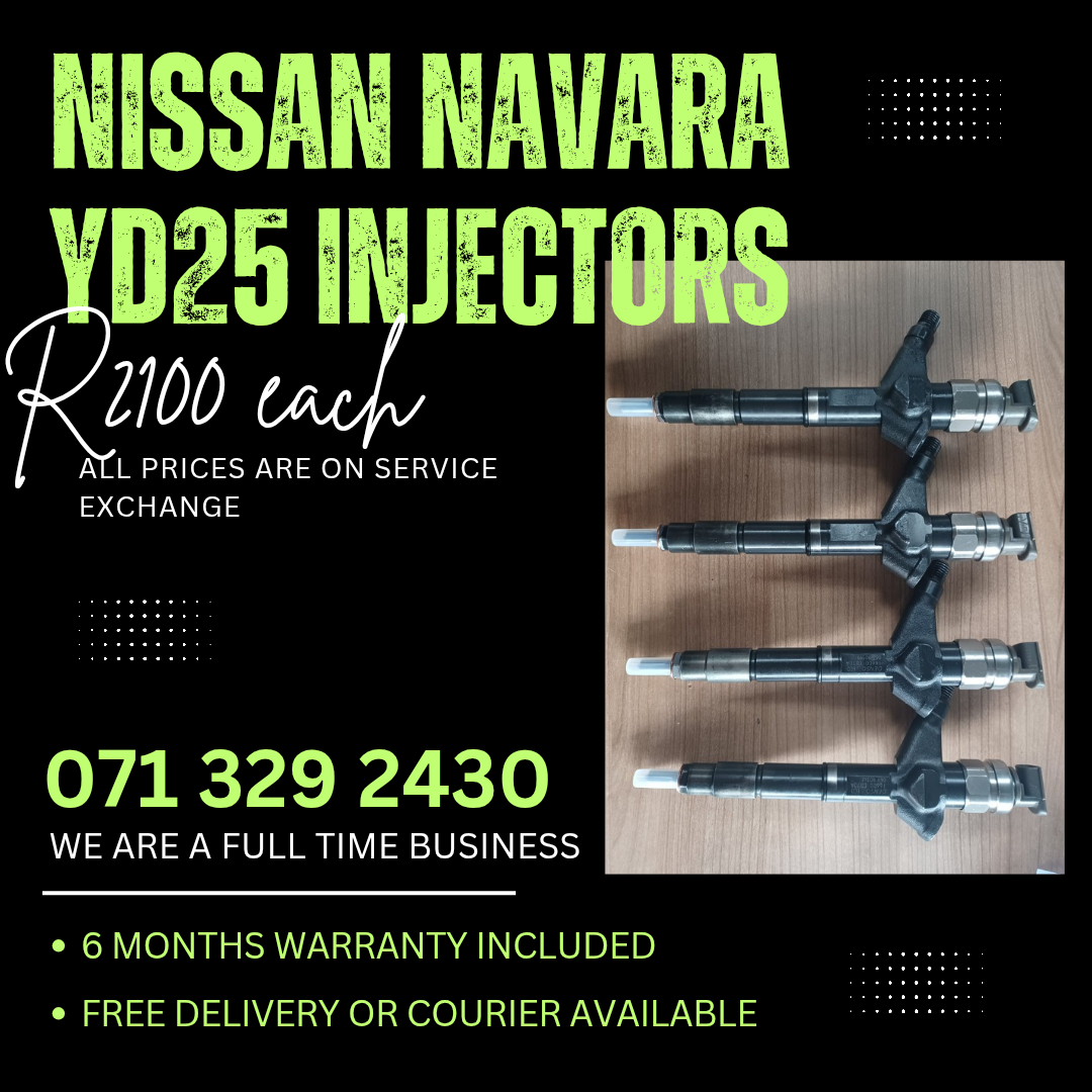 NISSAN NAVARA YD25 INJECTORS FOR SALE WITH WARRANTY - Private Seller NISSAN NAVARA YD25 INJECTORS FOR SALE WITH WARRANTY - Private Seller