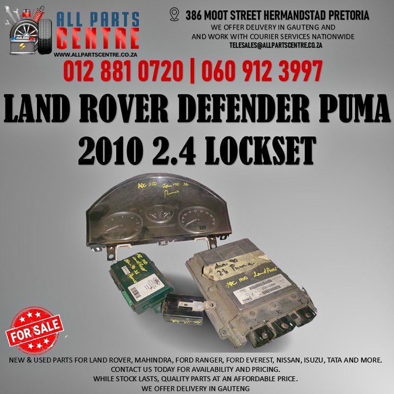 Land Rover Defender Puma 2010 2.4 lockset - Private Seller Land Rover Defender Puma 2010 2.4 lockset - Private Seller