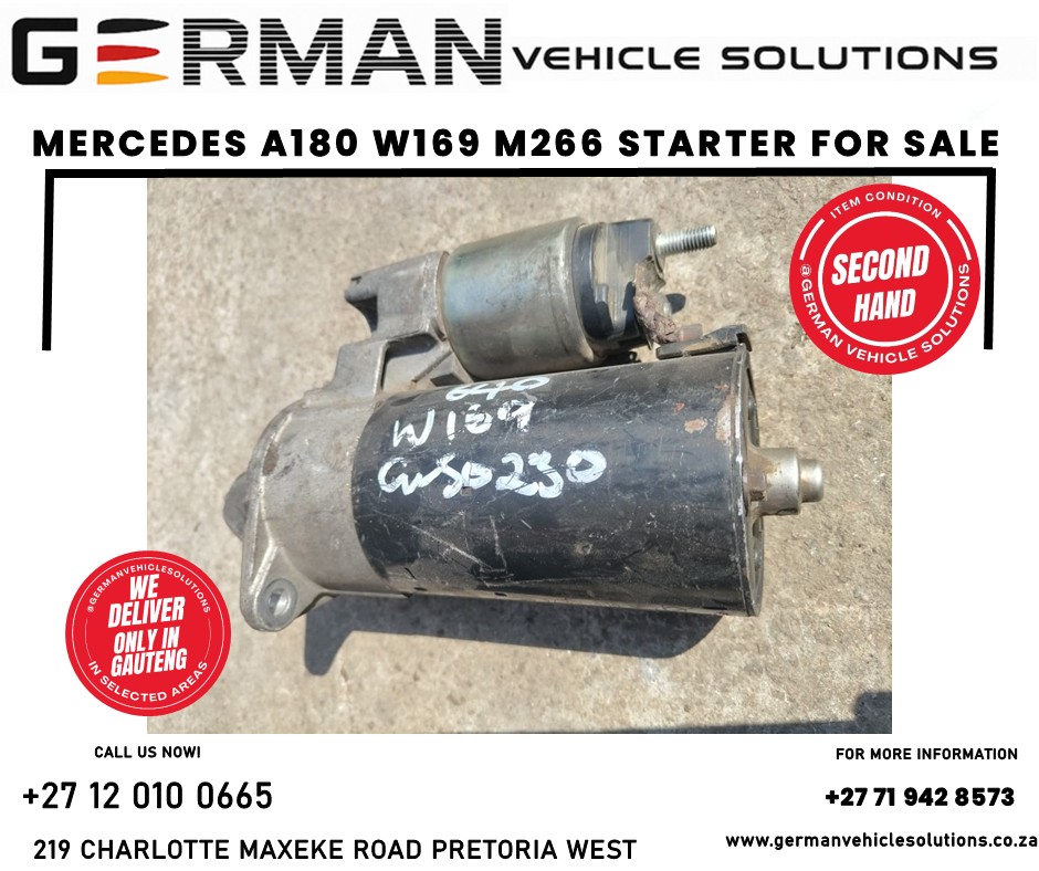 Mercedes a180 w169 m266 starter for sale - Private Seller