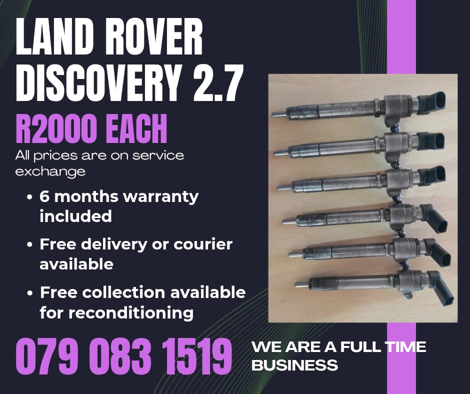 LAND ROVER DISCOVERY TDV6 INJECTORS FOR SALE WITH WARRANTY - Private Seller LAND ROVER DISCOVERY TDV6 INJECTORS FOR SALE WITH WARRANTY - Private Seller