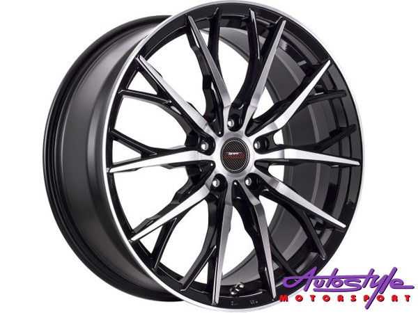 19″ A-Line Mercer 5/112 BKMF Alloy Wheels