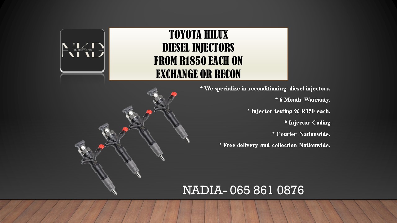 DIESEL INJECTORS FOR TOYOTA HILUX - Private Seller DIESEL INJECTORS FOR TOYOTA HILUX - Private Seller